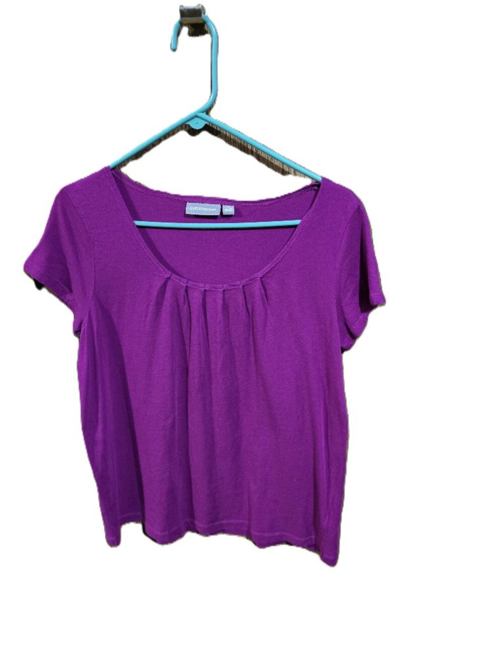 Croft & Barrow Purple Tunic Top